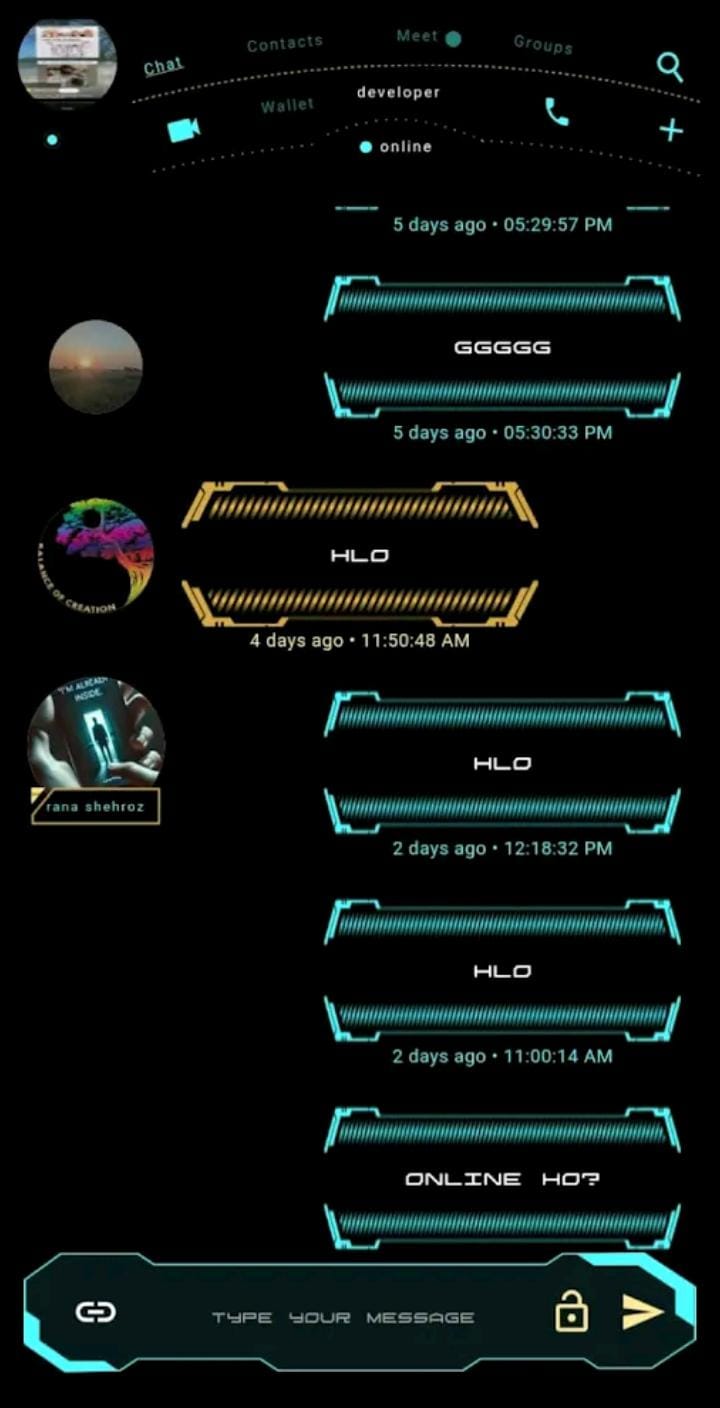 GT FORCE - All-in-One Communication Hub with Built-in Wallet - Screenshot