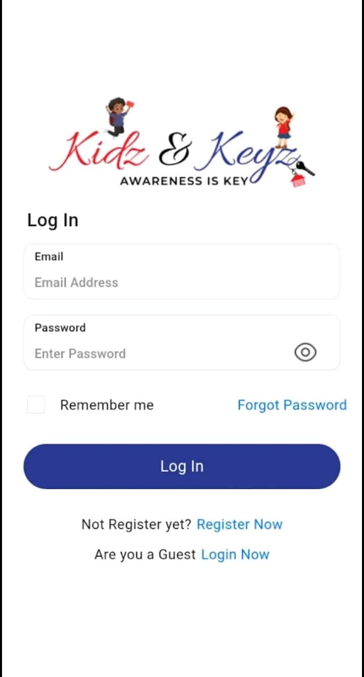 Kidz & Keyz - Child Safety & Attendance Management - Screenshot