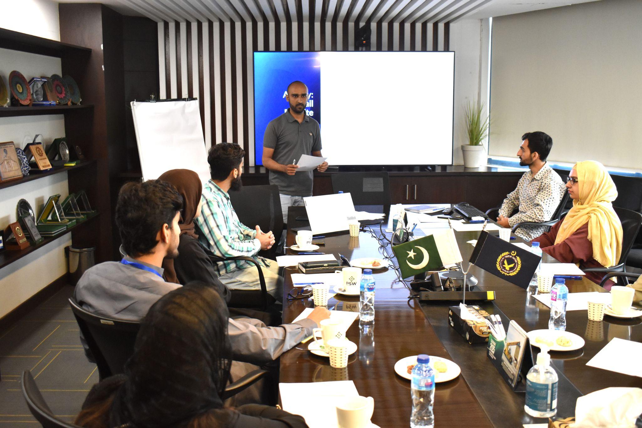 COMSATS Sahiwal students doing internship at CodyMentor software house - skill development and practical training in Sahiwal